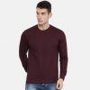 Burgundy Solid Sweatshirt