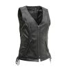Women’s Motorcycle Leather Vest