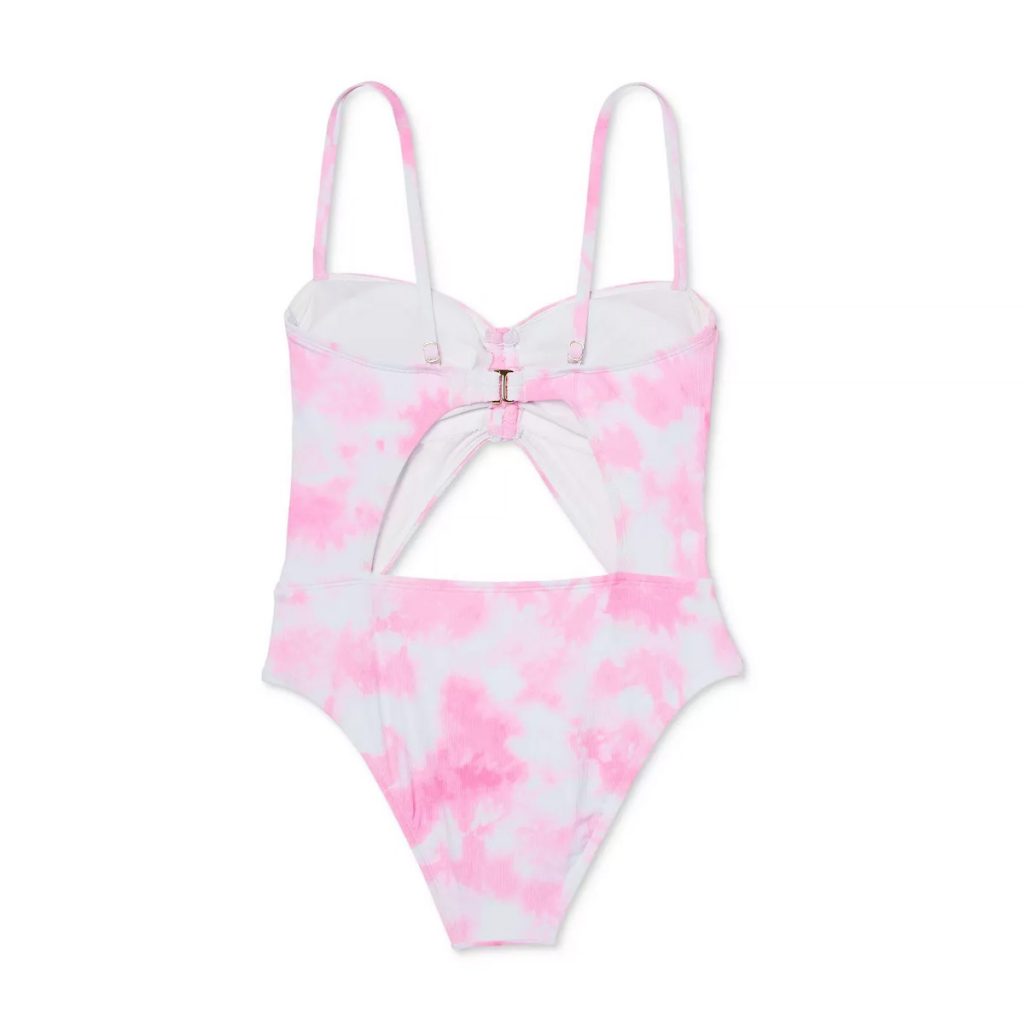 Juniors’ Shoulder Tie One Piece Swimsuit Alida Sports